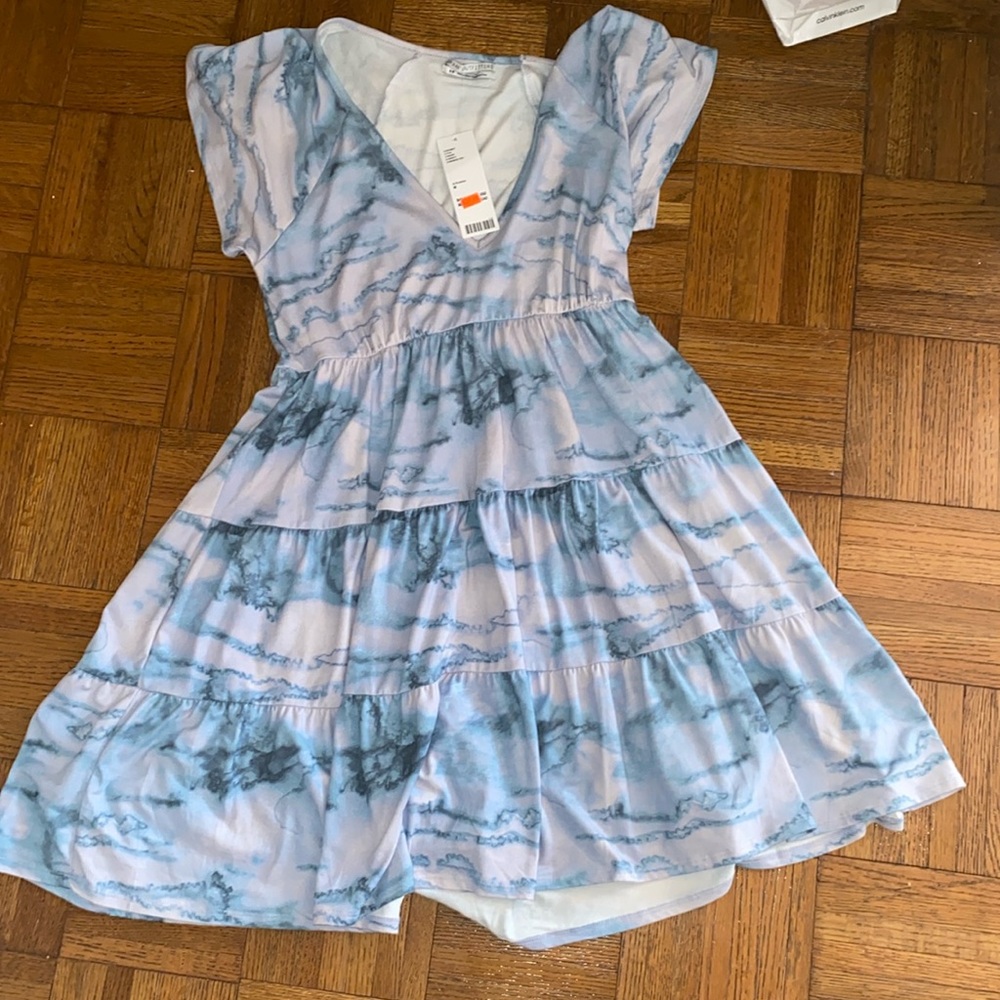 Urban Outfitters tie dye dress with sleeves